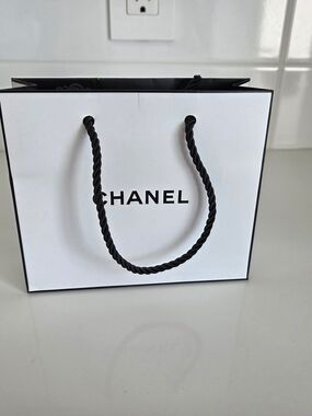 Authentic CHANEL Mini Shopping Gift Bag • Rope Handles • Small / Jewelry Size